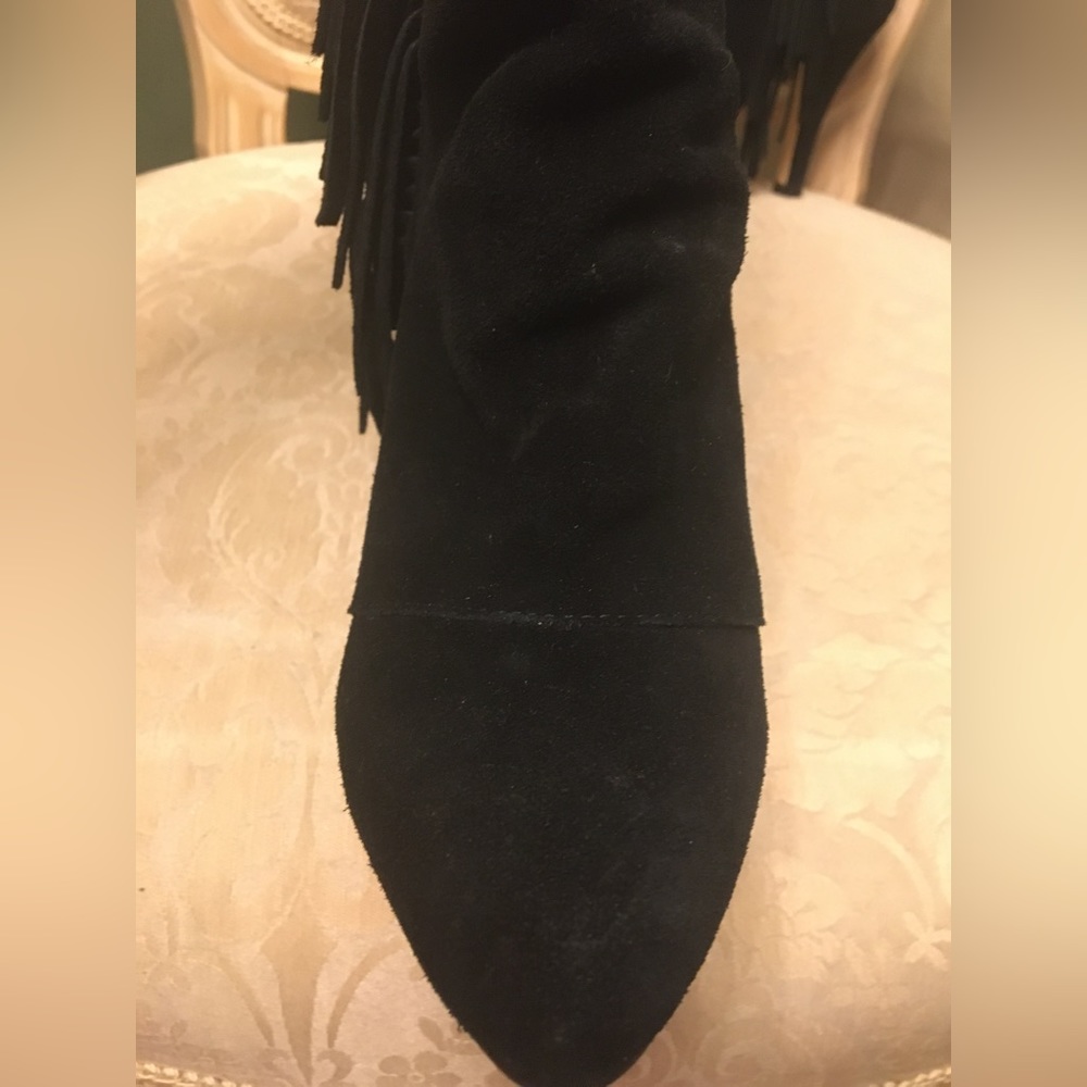 Ipekyol Fringe Boho Suede leather boots size 38 US 7.5
